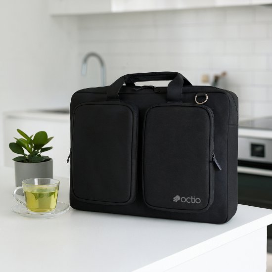 Torba za laptop OCTIO Elevate, 15.6", crna