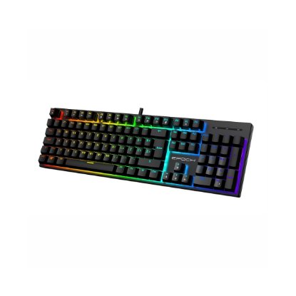 Tipkovnica EPOCH Rhea, RGB, mehanička, crveni switch, UK/HR layout, crna, USB