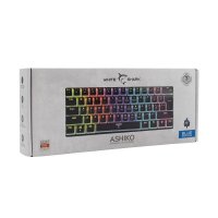 Tipkovnica WHITE SHARK GK-2202 Ashiko, RGB, plavi switch, mehanička, UK/HR, crna, USB
