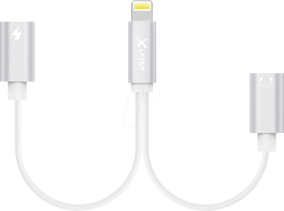 Adapter XLAYER Lightning (M) na 2x Lightning (Ž), 15cm