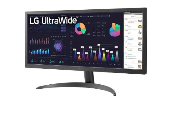 Monitor 26" LG UltraWide 26WQ500-B, WFHD, IPS, 75Hz, 5ms, 250cd/m2, FreeSync, crni