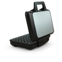 Aparat za vafle TESLA WM200BX, 1000 W, 220 C, crni-inox