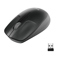 Miš LOGITECH M190, optički, bežični, 1000dpi, crni