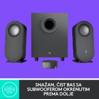 Zvučnici LOGITECH Z407 2.1, BT, crni