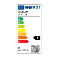 Pametni set DELTACO Starter Kit 1, 2x žarulja, 1x utičnica