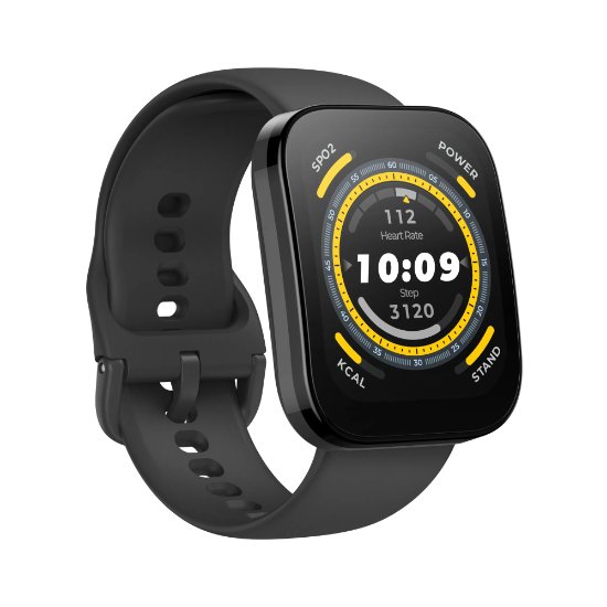 Pametni sat AMAZFIT Bip 5, pametne obavijesti, crni