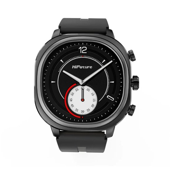 Pametni sat HIFUTURE AIX Lite, pametne obavijesti, crni