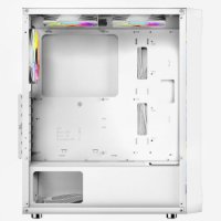 Kućište BIT FORCE SWAN ARGB-4, MIDI, ATX, RGB, bijelo, window, bez napajanja
