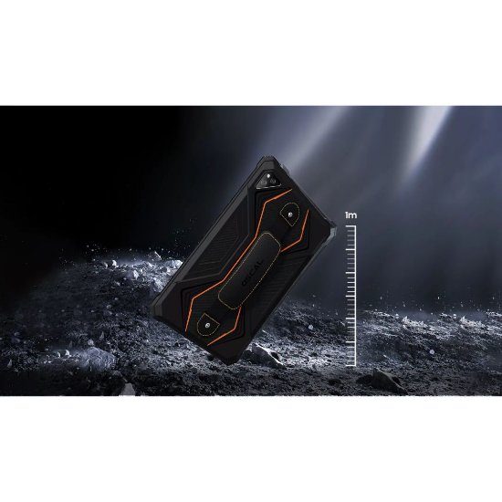 Tablet OSCAL Spider 8, 10.1", WiFi, LTE, 8GB, 128GB, Android 12, crno-narančasti