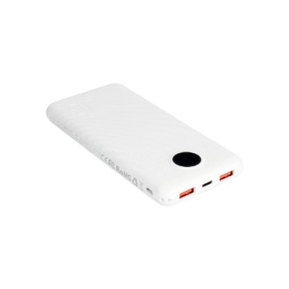 Mobilni USB punjač VEGER L10S, LED, 10000 mAh, bijeli