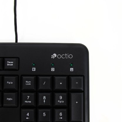 Tipkovnica OCTIO K100U, crna, USB