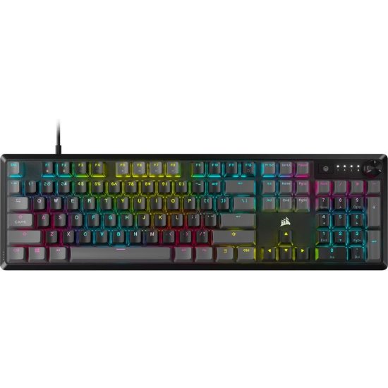Tipkovnica CORSAIR K70 Core RGB, mehanička, US Layout, USB, crna