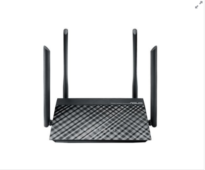 Router ASUS RT-AC1200 V2, WAN 1-port, LAN 4-port, 4x antena, USB 2.0, bežični