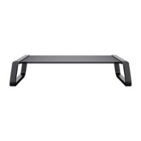 Stalak za monitor TRUST Monta, stolni, do 10kg, stakleni, crni