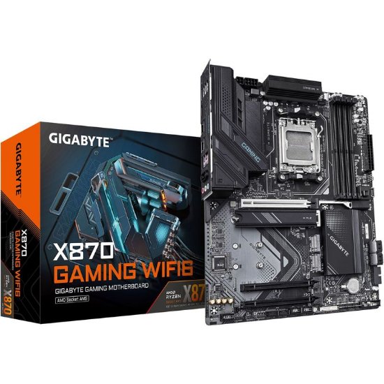 Matična ploča GIGABYTE X870 Gaming WiFi6, AMD X870, DDR5, ATX, s. AM5