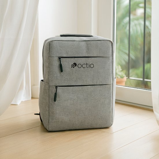 Ruksak za laptop OCTIO Essentials MultiPack, 15.6", sivi