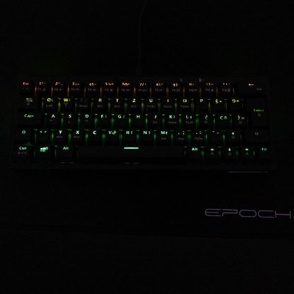 Tipkovnica EPOCH Kari, RGB, mehanička, bežična, BT, UK/HR layout, crna, USB