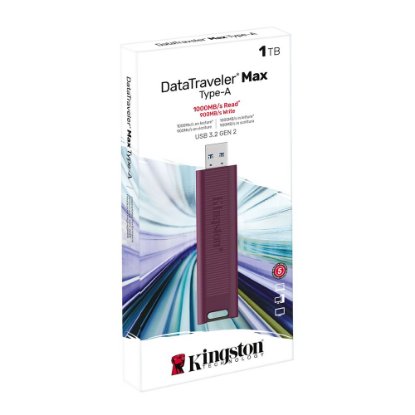 Memorija USB 3.2 FLASH DRIVE, 1TB, KINGSTON DataTraveler Max DTMAXA/1TB, crvena