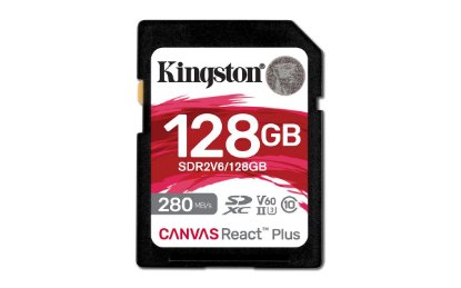 Memorijska kartica KINGSTON MC Canvas React Plus SDR/128GB, SDXC 128GB, Class 10, UHS-II, U3, V60