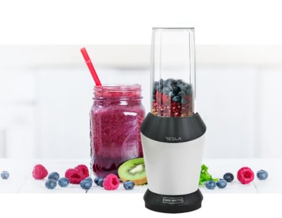 Blender TESLA NB301BX, Nutri blender, 1000 W, 1,0 l, 0,7 l, sivo-crni