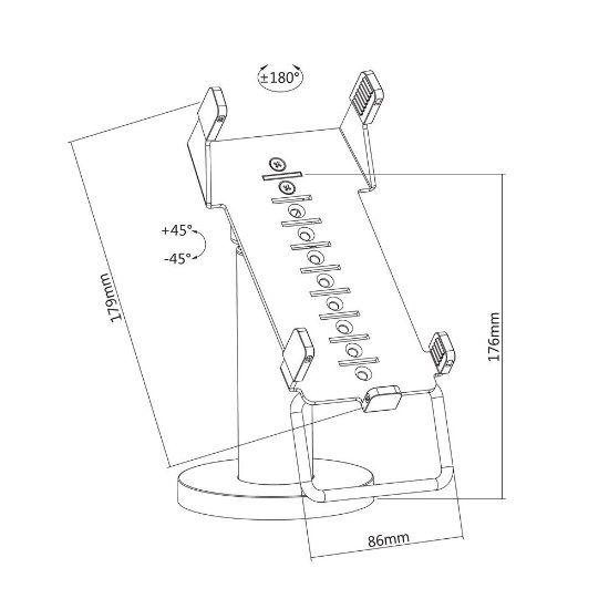 Stalak za POS terminal SBOX PTM-03