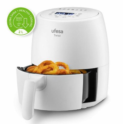 Friteza na vrući zrak UFESA Twist, 1200 W, 2l, bijela