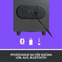 Zvučnici LOGITECH Z407 2.1, BT, crni