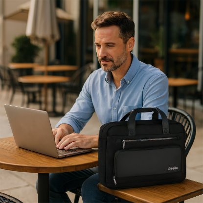 Torba za laptop OCTIO Prestige, 15.6", crna