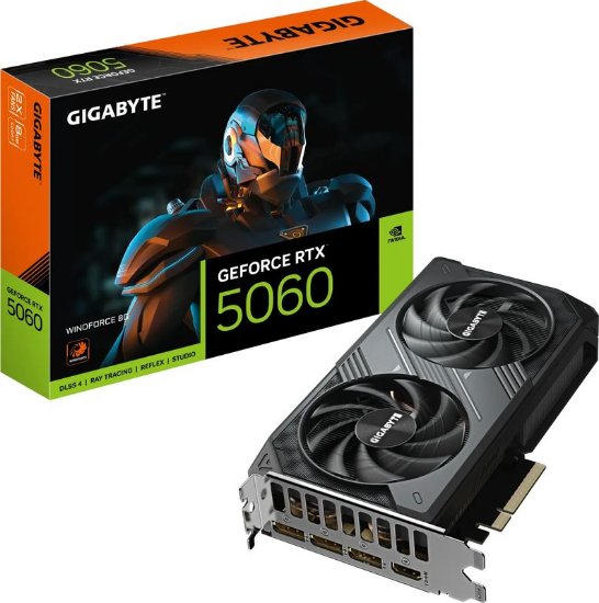 Grafička kartica GIGABYTE GeForce RTX 5060 Windforce 8G, 8GB GDDR7