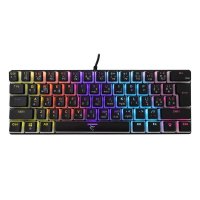 Tipkovnica WHITE SHARK GK-2202 Ashiko, RGB, plavi switch, mehanička, UK/HR, crna, USB