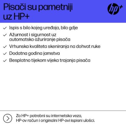 Multifunkcijski printer HP OfficeJet Pro 8122e , 405U3B, printer/scanner/copy, 4800dpi, WiFi, LAN, USB, bijeli, Instant Ink