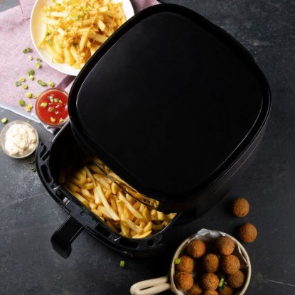 Friteza na vrući zrak DOMO DO543FR, 1800 W, 8 l, crna