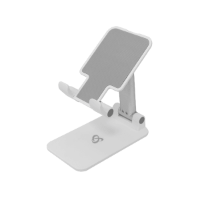 Stalak za smartphone SBOX PS-09, stolni, sklopivi, bijeli