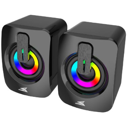 Zvučnici BARACUDA Seashell BGSP-011, RGB, crni