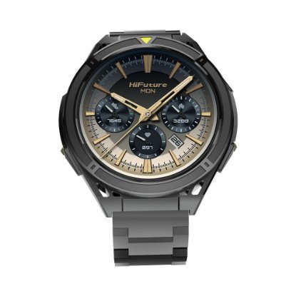 Pametni sat HIFUTURE Active, pametne obavijesti, crno-žuti