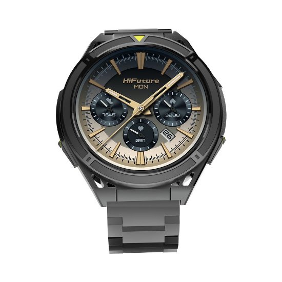 Pametni sat HIFUTURE Active, pametne obavijesti, crno-žuti