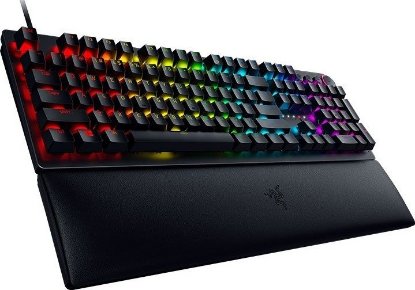 Tipkovnica RAZER Huntsman V2, Purple Linear Optical Switch, RGB, US Layout, USB