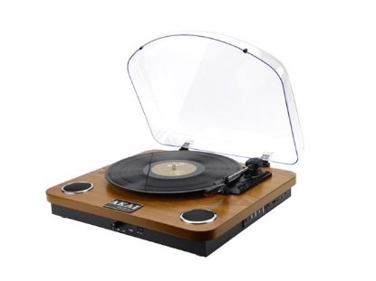 Gramofon AKAI ATT-11BTN, USB, SD, BT, ugrađeni zvučnici, drvo
