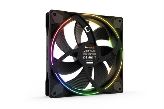 Ventilator BE QUIET Light Wings, 140mm, 1500 okr/min, crni