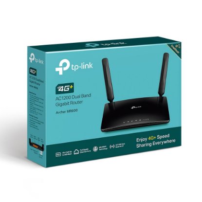 Router TP-LINK Archer MR600 V3, 802.11a/b/g/n/ac, 4G+ SIM, Dual Band Gigabit router, 3 x 10/100/1000 LAN + 1 x 10/100/1000 WAN + 1 x 4G SIM, 2 antene, bežični