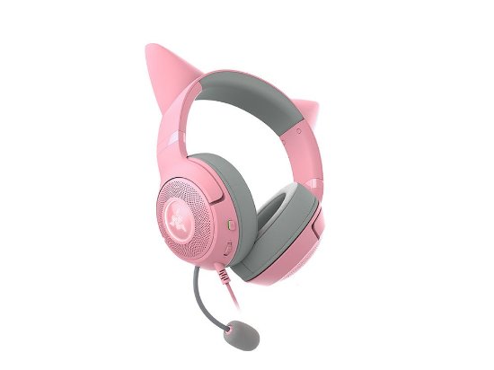 Slušalice RAZER Kraken Kitty V2 Quartz, USB, roze