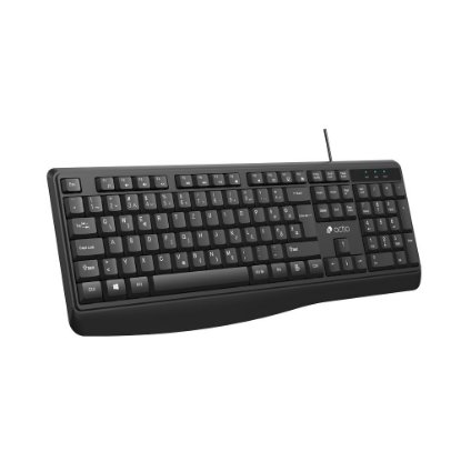 Tipkovnica OCTIO Silent K370U, USB, crna