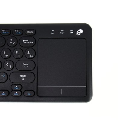 Tipkovnica OCTIO K100WBT, crna, WiFi, bluetooth