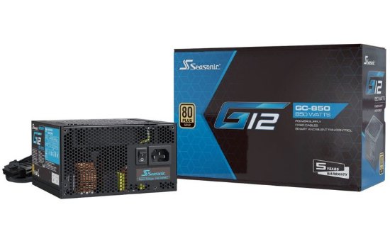 Napajanje 850W SEASONIC G12 GC-850, ATX, 120mm vent., 80+ Gold