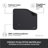 Podloga za miš, LOGITECH Studio, soft, crna