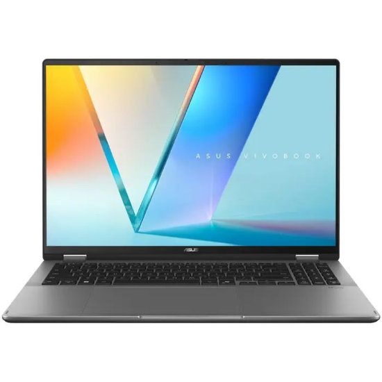 Laptop ASUS Vivobook 16 Flip TP3607SA-RJ003X / Core Ultra 5 226V, 16GB, 512GB SSD, Intel HD Graphics, 16" 2,8K 120Hz OLED, Windows 11 Pro, sivi