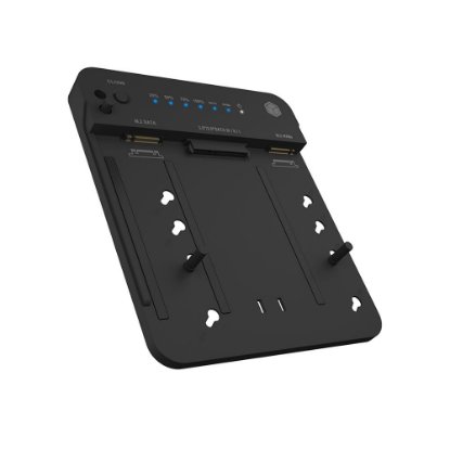Docking station ICY BOX IB-2915MSCL-C31, USB-A, 2.5"/3.5" HDD, M.2 SATA, M.2 NVMe