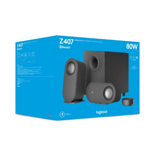 Zvučnici LOGITECH Z407 2.1, BT, crni