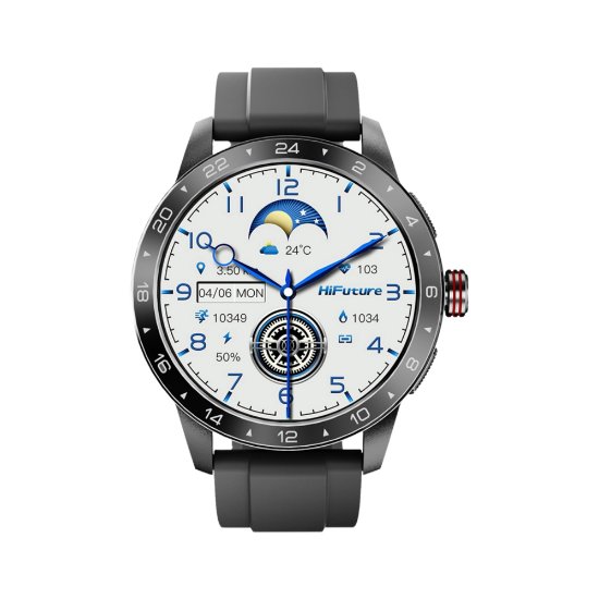 Pametni sat HIFUTURE FLEX2, pametne obavijesti, crni