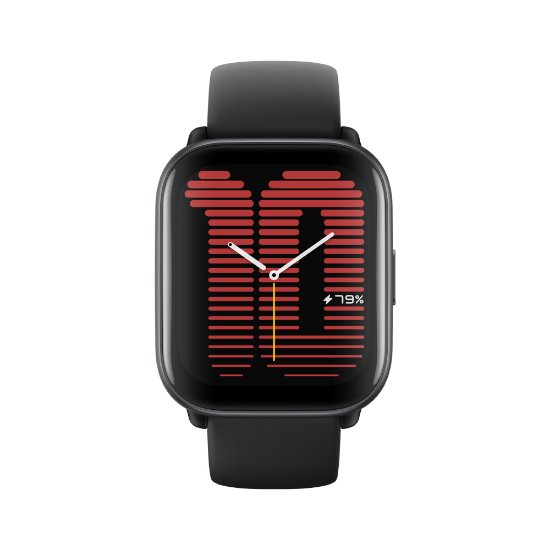 Pametni sat AMAZFIT Active, 1.75" Amoled, pametne obavijesti, crni